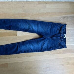 Madewell Women's Skinny Jeans - Dark Blue